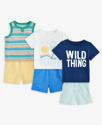 First Impressions Baby Boys Striped Wild Thing T Shirts Shorts Exclusively At Macys