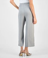 Kasper Women's High Rise Cropped Pull-On Pants