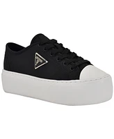 Guess Women's Joezi Triangle Logo Platform Lace-Up Sneakers