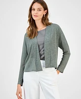 Kasper Women's Onion Skin Open-Front Jacket
