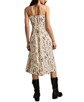 Lucky Brand Women's Simone Printed Midi Slip Dress