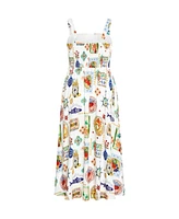 City Chic Plus Capria Print Maxi Dress