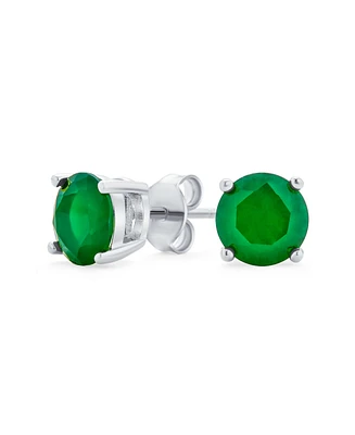 Bling Jewelry 1CTW Round Cubic Zirconia Solitaire Cz Stud Earrings