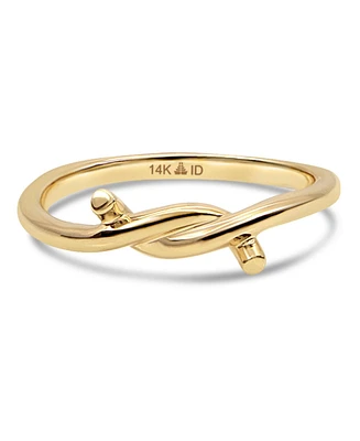 Devata Love Knot Ring in 14K Gold, Size 8, approx. 2.5 grams