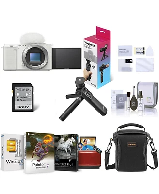 Sony Sony Zv-E10 Mirrorless Interchangeable Lens Vlog Camera, White