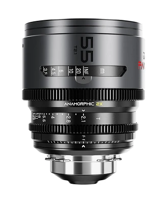 Dzofilm DZOFilm Pavo 55mm T2.1 2x Anamorphic Prime Lens for Pl/Ef Mount, Neutral Coating (Feet)