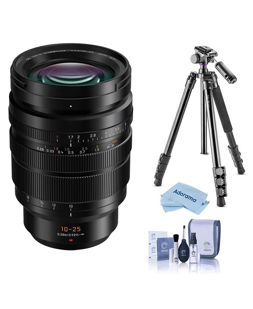 Panasonic Panasonic Lumix G Leica Dg Vario-Summilux 10-25mm F/1.7 Aspherical Lens for Micro Four Thirds Mount, Black