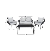 Elsbeth 4PC Living Set