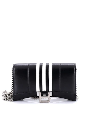 Pre-Owned Balenciaga x adidas Hourglass Chain Wallet Leather