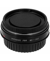 Fotodiox Mount Adapter with 1.4x Multi-Coated Focusing Correction Lens for Minolta Md/Mc Lens to Canon Eos Ef-Mount Camera