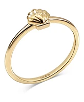 Devata Shell Ring in 14K Gold, Size 7, approx. 1.7 grams