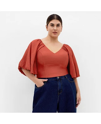 City Chic Plus Peta Top