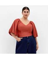 City Chic Plus Peta Top