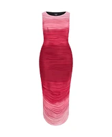 City Chic Plus Halo Ombre Dress