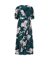 City Chic Plus Bea Floral Dress