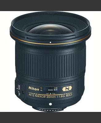 Nikon Af-s Nikkor 20mm f/1.8G Ed Lens for Nikon F, Bundle with Hoya 77mm Uv and Cpl Filters