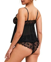 Adore Me Women's Seraphina Cami & Flutter Shorts Set Lingerie