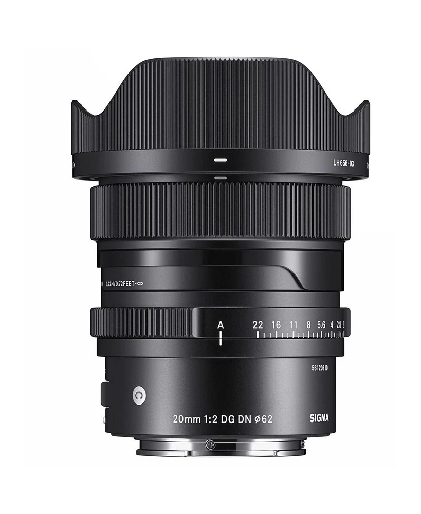 Sigma 20mm f/2 Dg Dn Contemporary Lens for Sony E
