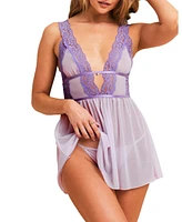 Adore Me Women's Adalee Babydoll & G-String Set Lingerie