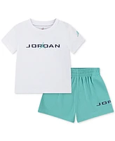Jordan Baby Boys Baseline T-Shirt & Mesh Shorts, 2 Piece Set