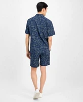Alfani Mens Abstract Breeze Shirt Shorts Exclusively At Macys