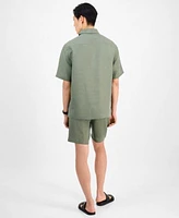 Alfani Mens Linen Shirt Shorts Exclusively At Macys
