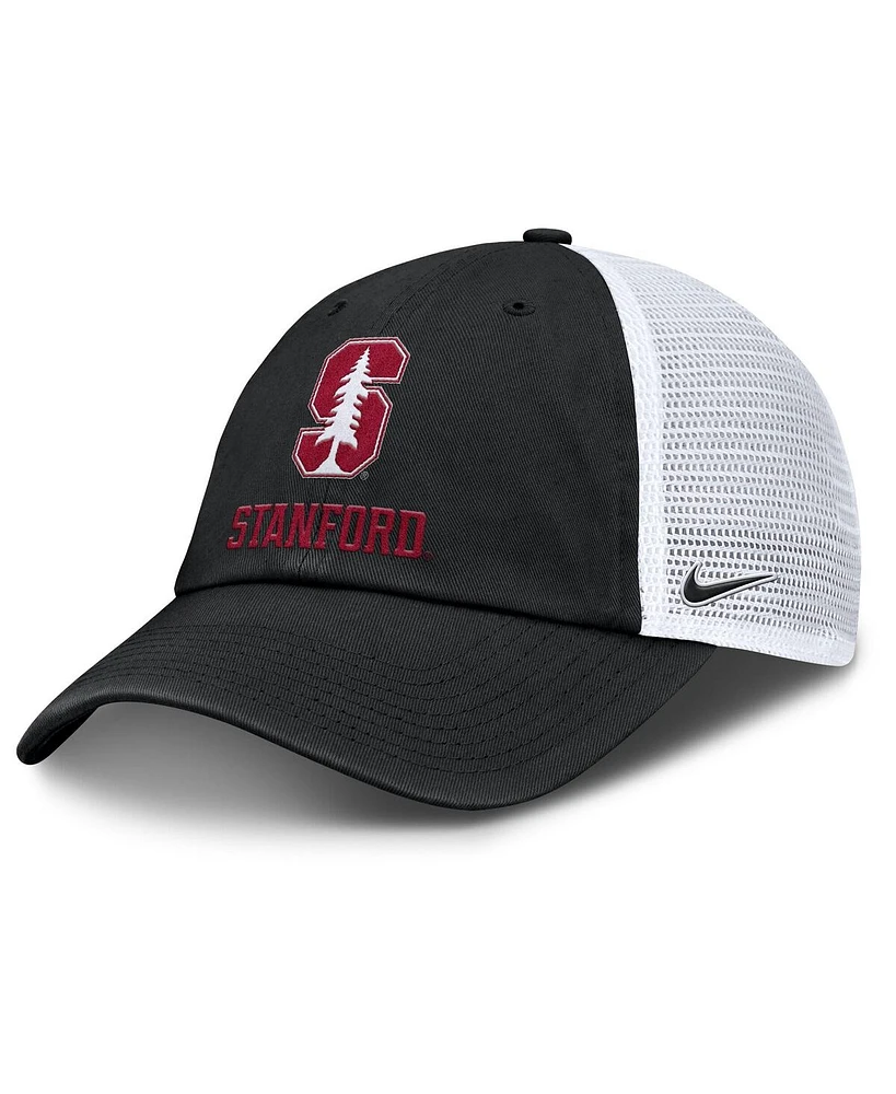 Nike Men's Black Stanford Cardinal Club Trucker Adjustable Hat