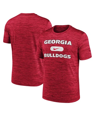 Nike Men's Red Georgia Bulldogs Velocity Mascot Performance T-Shirt