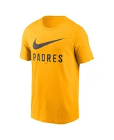 Nike Men's Gold San Diego Padres Swoosh T-Shirt