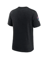 Nike Men's Heather Black Arizona Diamondbacks Cooperstown Collection Eras Tri-Blend T-Shirt