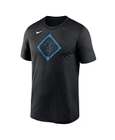 Nike Men's Black Miami Marlins Icon Legend Performance T-Shirt