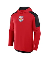 Fanatics Men's Red New York Bulls Card Transitional Pullover Hoodie