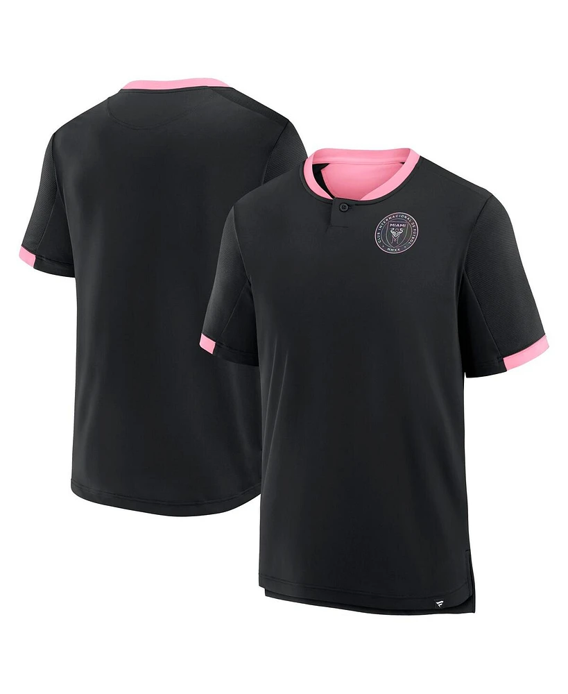 Fanatics Men's Black Inter Miami Cf Stoppage Time Striker T-Shirt