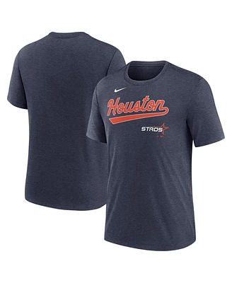 Nike Men's Heather Navy Houston Astros 2025 City Connect Tri-Blend T-Shirt