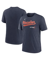 Nike Men's Heather Navy Houston Astros 2025 City Connect Tri-Blend T-Shirt