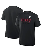 Fanatics Men's Black Texas Rangers Color Pop Legacy Clubhouse T-Shirt