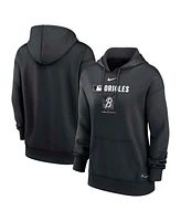 Nike Women's Black Baltimore Orioles Authentic Collection City Connect Performance Pullover Hoodie