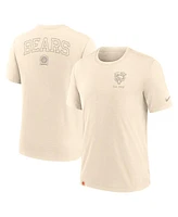 Nike Men's Cream Chicago Bears Glory Tri-Blend T-Shirt