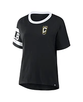 Fanatics Women's Black Columbus Crew Defender Pairing Legacy T-Shirt