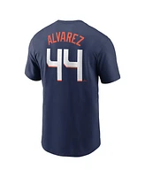 Nike Men's Yordan Alvarez Navy Houston Astros 2025 City Connect Fuse Name Number T-Shirt
