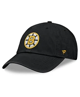 Fanatics Men's Black Boston Bruins Decades Collection Adjustable Hat