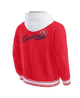 Fanatics Men's Red St. Louis Cardinals Full-Snap Hooded Jacket