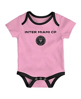 Outerstuff Newborn Inter Miami Cf Loyal Buddies Bodysuit 3-Pack