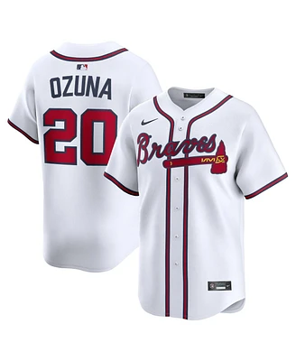 Nike Men's Marcell Ozuna White Atlanta Braves Home Limited Player Jersey