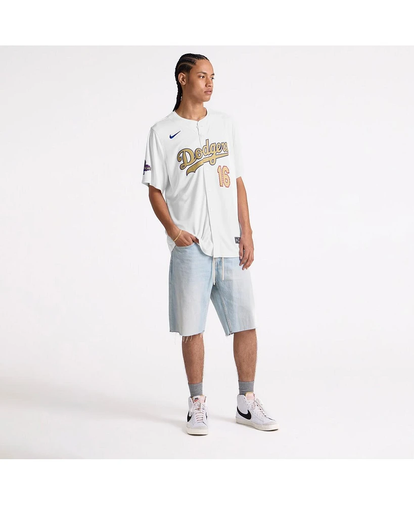 Nike Men's Will Smith White Los Angeles Dodgers 2025 Gold Collection Limited Jersey