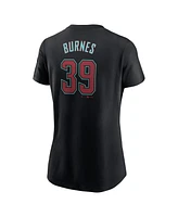 Nike Women's Corbin Burnes Black Arizona Diamondbacks Fuse Name Number T-Shirt