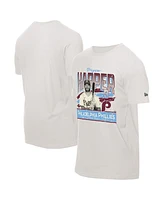 New Era Men's Bryce Harper Cream Philadelphia Phillies Batter Up T-Shirt