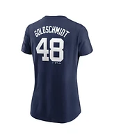 Nike Women's Paul Goldschmidt Navy New York Yankees Fuse Name Number T-Shirt