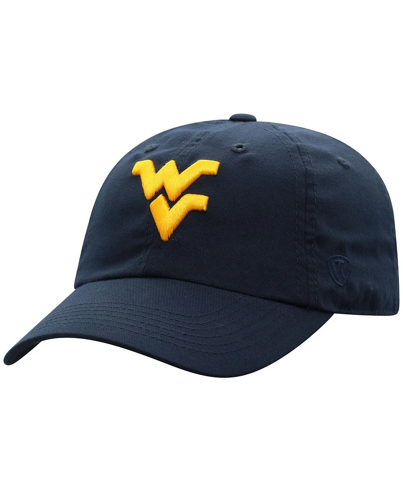 Top Of The World Men's Navy West Virginia Mountaineers Staple Adjustable Hat
