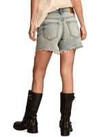 Lucky Brand Women's 90s High-Rise Denim Midi Shorts